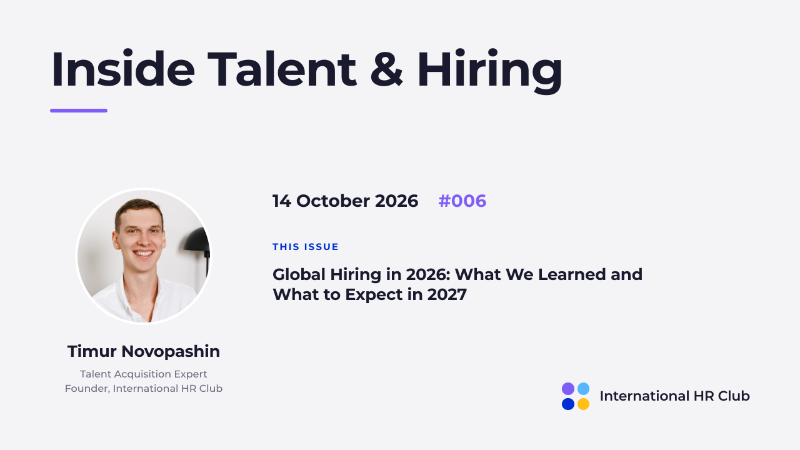 Inside Talent & Hiring issue #006 cover